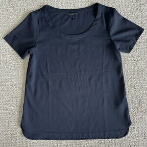 Banana Republic navy blouse